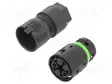 AC LIITIN-RUUVI TERMINAALI - NAARAS - 16A - 400V - NAVAT: 2 - AC liittimet ja rungot - 3802V-M-2P-BK - 1