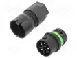 AC LIITIN-RUUVI TERMINAALI - UROS - 16A - 400V - NAVAT: 5 - 4+PE - AC liittimet ja rungot - 3801V-M-5P-BK - 1