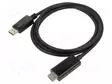 KAAPELI - DISPLAYPORT-PISTOKE,HDMI-PISTOKE - DISPLAYPORT 1.1 - HDMI, DVI, DisplayPort johdot - CA-DPHD11CC-0018BK - 1