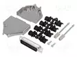 D-SUB LIITIN - PIN: 25 - PISTOKE - UROS - SUORA - JUOTETTAVA - JOHTOON - D liittimet - MHDTZK25-DB25P-K - 1
