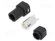 LIITIN: VIRTA- DC - PISTOKE - NAARAS - AS250 - 90A - 500V - PIN: 1 - SUORA - DC liittimet - AS250F-BLACK - 1