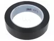 NAUHA: MERKITSEVÄ - MUSTA - L: W: 25MM - PAKS.: 0,13MM - 2,5N/CM - 130% - Varoitus- ja merkintäteipit - 3M-471-25-33BK - 1