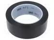 NAUHA: MERKITSEVÄ - MUSTA - L: W: 38MM - PAKS.: 0,13MM - 2,5N/CM - 130% - Varoitus- ja merkintäteipit - 3M-471-38-33BK - 1