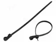 NIPPUSIDE - KIINNIKKEELLÄ - L: 150MM - W: 3,6MM - MUSTA - POLYAMIDI - 176N - Nippusiteet - TTF3.6X150BK - 1