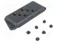 PAINIKEKOTELO - X: 37MM - Y: 84MM - Z: 14MM - ABS - Kauko-ohjaimien painikekotelot - P-146BK - 1
