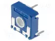 POTENTIOMETRI: ASENNUS - YKSIKIERROS,MAKAAVA - 500KOHM - 250MW - ±20% - Trimmerit - THT - CA14V-500K - 1