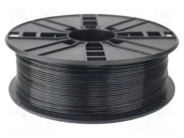 3D FILAMENTTI PLA - 1,75MM - MUSTA - 190÷220°C - 200G - 3D Filamentit - 3DP-PLA1.75GE-01BK - 1