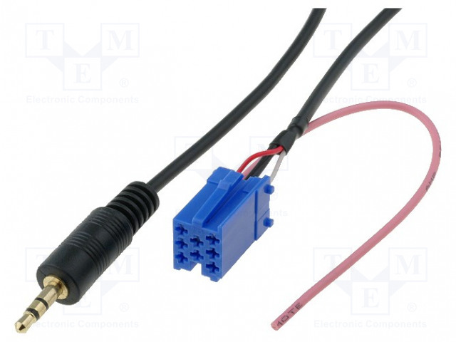 AUX-ADAPTERI - JACK 3,5MM - BECKER,BLAUPUNKT,VDO - AUX ja bluetooth liitännät - ZRS-AUXBC-JACK - 1