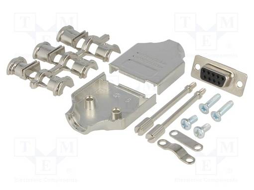 LIITIN: D-SUB - PIN: 9 - PISTOKE - NAARAS - SUORA - JUOTETTAVA - JOHTOON - D liittimet - MHDM-09-DBS-K - 1