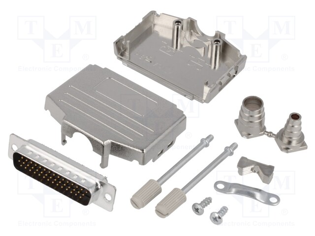 LIITIN: D-SUB HD - PIN: 44 - PISTOKE - UROS - JUOTETTAVA - JOHTOON - D liittimet - DPPK25-M-HDP-K - 1