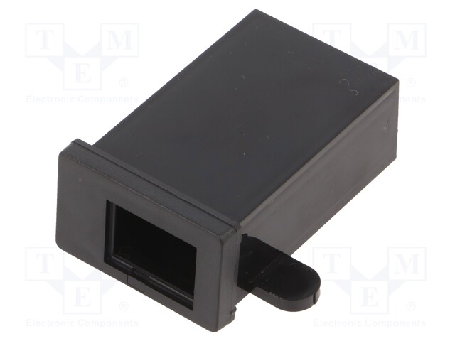 ERIKOISKOTELO - X: 34,6MM - Y: 54,2MM - Z: 20,5MM - ABS - MUSTA - Hälytyslaitteiden ja antureiden kotelot - KM-58POBK - 1