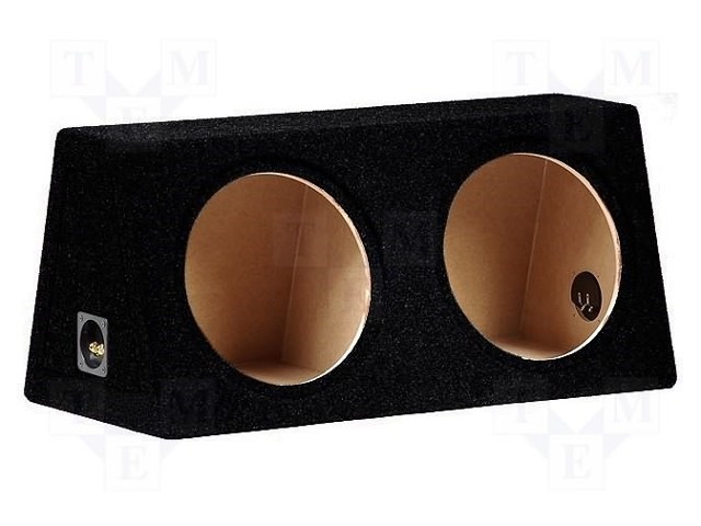 KAIUTINKOTELO - MDF - MUSTA - 300MM - VIISTO: 322MM - ØREIKÄ: 282MM - Autokaiutinkotelot - OB.MDF.09.BK - 1