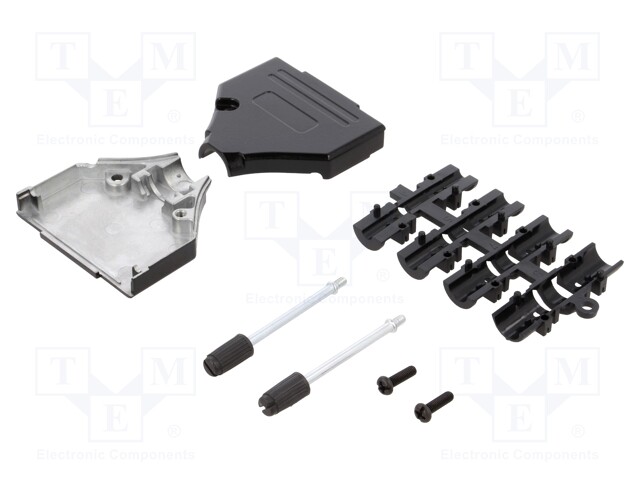 LIITINKOTELO: D-SUB - D-SUB 25PIN,D-SUB HD 44PIN - SUORA - D liitinkotelot - DTZK25BKRAPCBK-K - 1