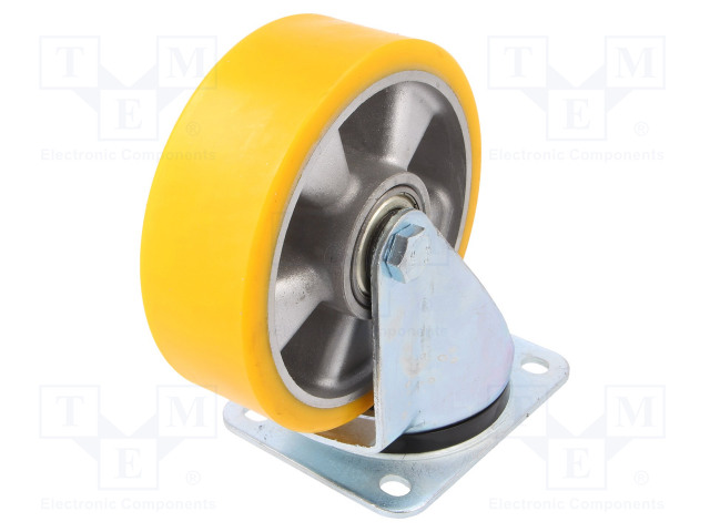 KULJETUSPYÖRÄ - Ø: 150MM - W: 50MM - H: 190MM - VÄÄNTÖ-500KG - TERÄS - Kuljetuspyörät - KPM-ALPU-150K - 1