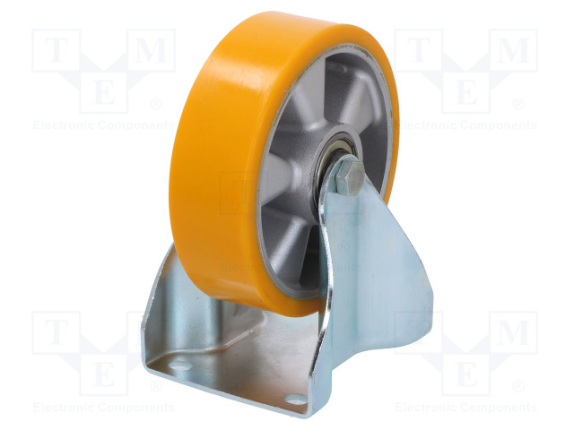 KULJETUSPYÖRÄ - Ø: 160MM - W: 50MM - H: 195MM - JÄYKKÄ - 500KG - TERÄS - ALPU - Kuljetuspyörät - TPM-ALPU-160K - 1