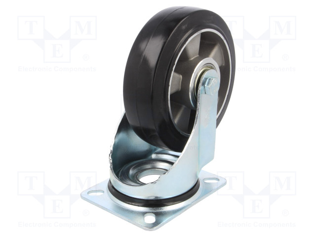 KULJETUSPYÖRÄ - Ø: 160MM - W: 50MM - H: 195MM - VÄÄNTÖ-350KG - KUMI - ALGE - Kuljetuspyörät - KPE-ALGE-160K - 1