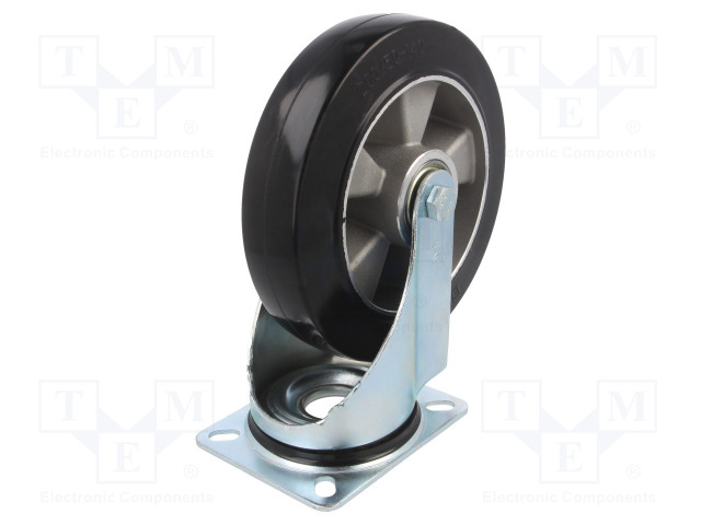 KULJETUSPYÖRÄ - Ø: 200MM - W: 50MM - H: 235MM - VÄÄNTÖ-350KG - KUMI - ALGE - Kuljetuspyörät - KPE-ALGE-200K - 1