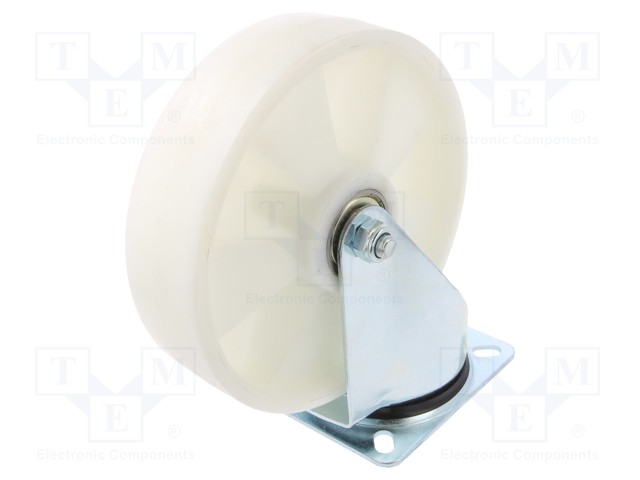 KULJETUSPYÖRÄ - Ø: 200MM - W: 50MM - H: 235MM - VÄÄNTÖ-350KG - POLYAMIDI - Kuljetuspyörät - KPE-POBW-200K - 1