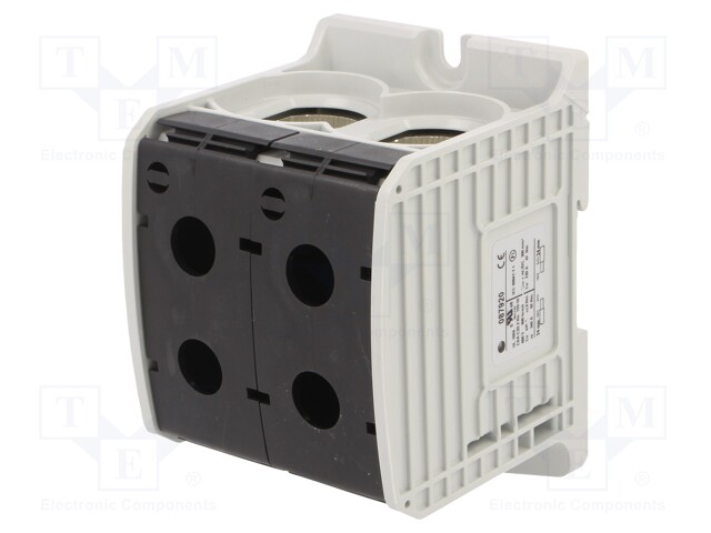 LIITIN: KISKO-STB - 520A - 1KV - RUUVI TERMINAALI - MUSTA - 300MM2 - Kiskoliittimet - STB300-2BK - 1