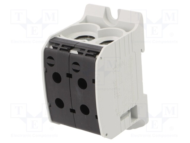 LIITIN: KISKO-STB - 232A - 1KV - RUUVI TERMINAALI - MUSTA - 95MM2 - TS35 - Kiskoliittimet - STB95-2BK - 1