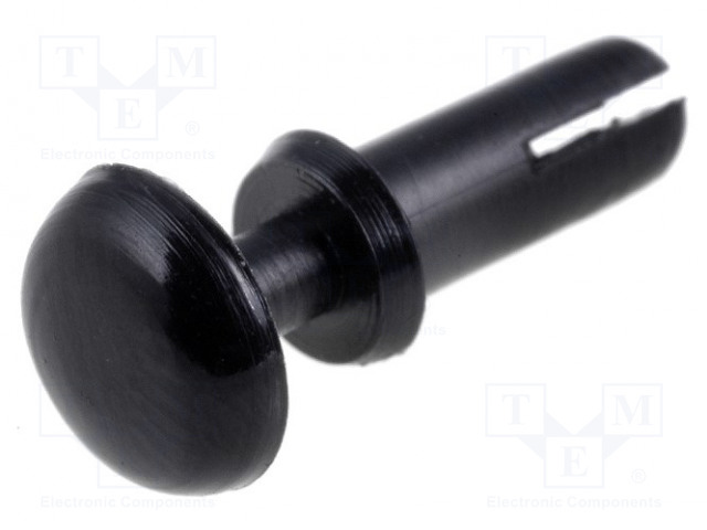 NIITTI - POLYAMIDI - ASENNUSAUK.HALK: 3MM - MUSTA - UL94V-2 - Niitit - SR-380K - 1