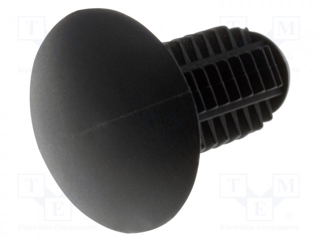 NIITTI - POLYAMIDI - ASENNUSAUK.HALK: 8MM - MUSTA - UL94V-2 - Niitit - SR-0816BK - 1