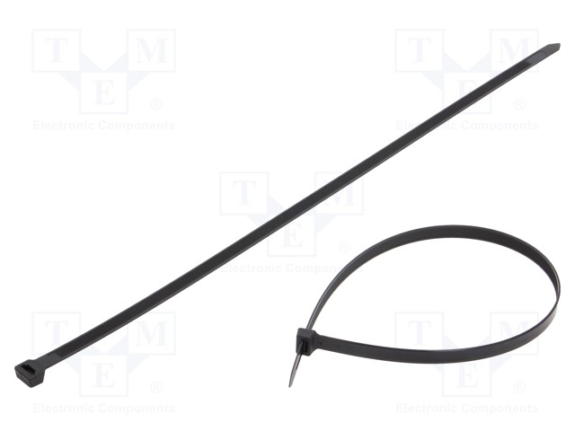 NIPPUSIDE - L: 580MM - W: 12,5MM - MUSTA - POLYAMIDI - 1112N - ØMAKS: 165MM - Nippusiteet - FIX-S-12.5X580BK - 1