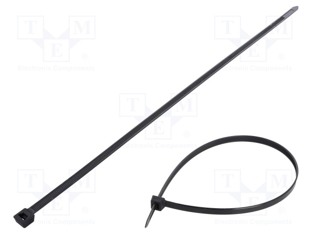 NIPPUSIDE - L: 700MM - W: 9MM - MUSTA - POLYAMIDI - 778N - ØMAKS: 210MM - Nippusiteet - FIX-S-9.0X700BK - 1