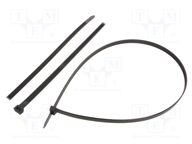 NIPPUSIDE - L: 890MM - W: 12,5MM - MUSTA - POLYAMIDI - 1112N - ØMAKS: 254MM - Nippusiteet - FIX-S-12.5X890BK - 1