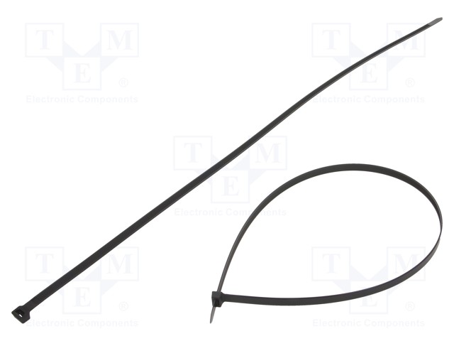 NIPPUSIDE - L: 900MM - W: 12,5MM - MUSTA - POLYAMIDI - 1112N - ØMAKS: 265MM - Nippusiteet - FIX-S-12.5X900BK - 1