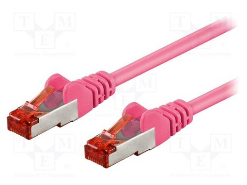 PATCH KAAPELI - S/FTP - CAT: 6 - RJ45-PISTOKE,MOLEMMIN PUOLIN - LANKA - CU - RJ45 Ethernet kaapelit - SFTP6-CU-005PK - 1