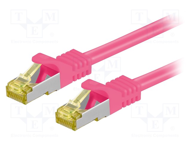 PATCH KAAPELI - S/FTP - CAT: 6A - RJ45-PISTOKE,MOLEMMIN PUOLIN - LANKA - RJ45 Ethernet kaapelit - SFTP7-CU-010PK - 1