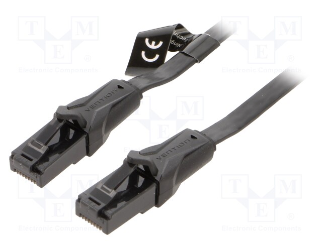 PATCH KAAPELI - U/UTP - CAT: 6 - RJ45-PISTOKE,MOLEMMIN PUOLIN - CU - 8M - RJ45 Ethernet kaapelit - IBABK - 1