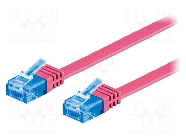 PATCH KAAPELI - U/UTP - CAT: 6A - RJ45-PISTOKE,MOLEMMIN PUOLIN - LANKA - RJ45 Ethernet kaapelit - F.UUTP6A-CU-005PK - 1
