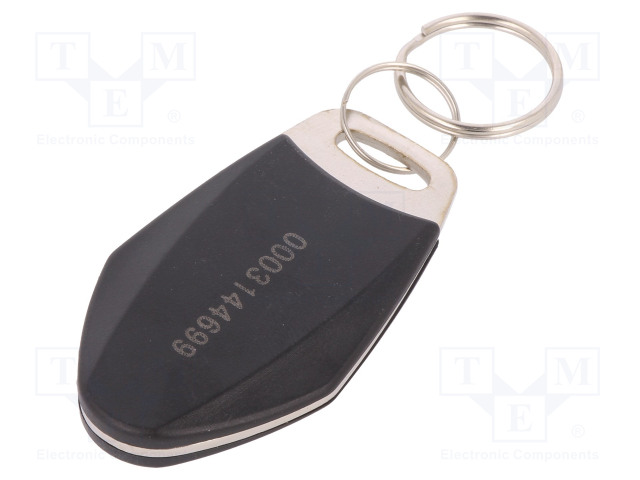 RFID AVAIMENPERÄ - METALLI,MUOVI - MUSTA - 125KHZ - 8BROM - RFID-moduulit ja -lukijat - S1035N-BK - 1