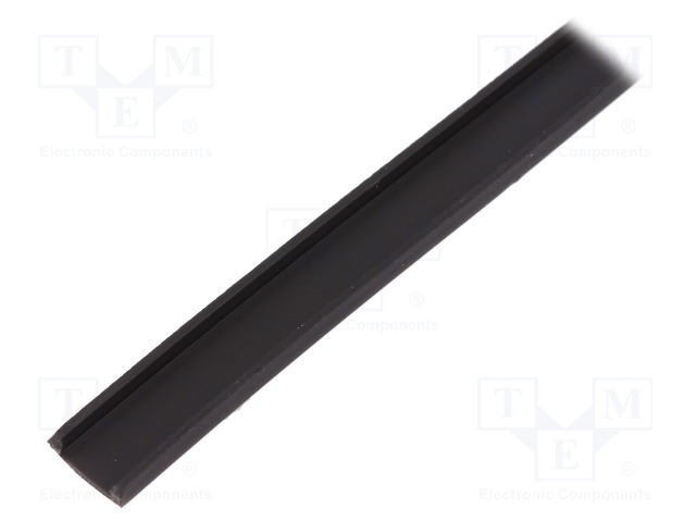 SUOJAPROFIILI - MUSTA - UL94V-0 - LFPC - 7MM - Nippusiteet - LFPC70-PO-BK - 1