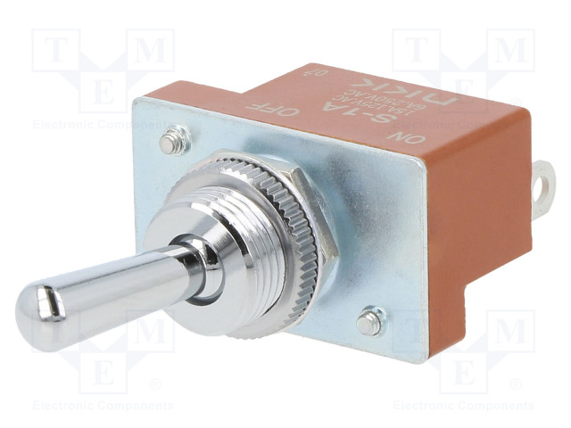 VIPUKYTKIN - ASENNOT: 2 - SPST - ON-OFF - 15A/250VAC - 15A/30VDC - S - -30÷70°C - Vipukytkimet - S1A-NKK - 1