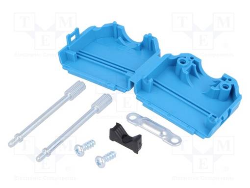 LIITINKOTELO: D-SUB - D-SUB 15PIN,D-SUB HD 26PIN - SUORA - SININEN - D liitinkotelot - MHDPPK15-B-K - 1