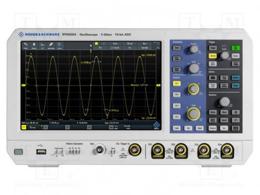 OSKILLOSKOOPPI: SEKASIGNAALI - CH: 4 - 2,5GSPS,5GSPS INTERLEAVED - Oskilloskoopit - RTM3K-54PK - 1