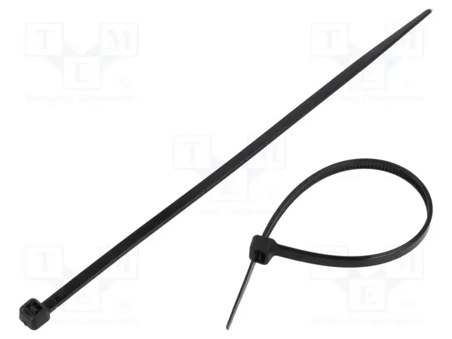 NIPPUSIDE - L: 150MM - W: 2,5MM - MUSTA - POLYAMIDI - 80N - ØMAKS: 35MM - Nippusiteet - FIX-2.5X150-STBK - 1