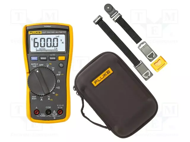 DIGITAALIYLEISMITTARI - LCD - 3,75 NUMEROA (6000) - TRUE RMS AC - Digitaaliyleismittarit - FLK-117C11XTTPAK - 1