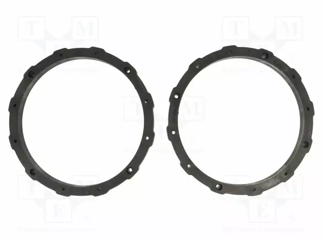 ETÄISYYS - 165MM - 2KPL - PVC - Kaiuttimen soviterenkaat - RAM-20.486K - 1