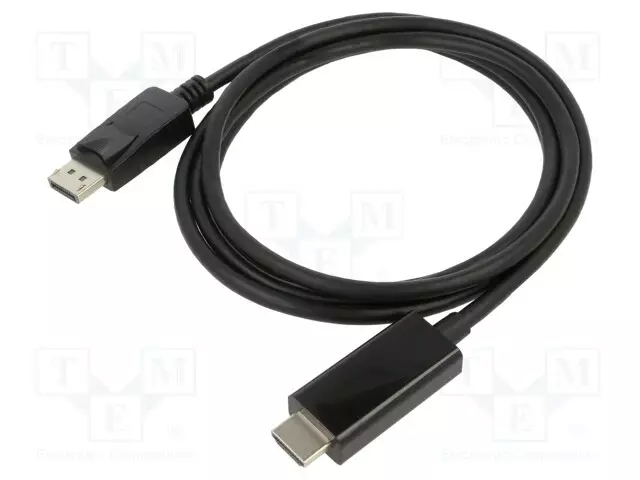 KAAPELI - DISPLAYPORT-PISTOKE,HDMI-PISTOKE - DISPLAYPORT 1.1 - HDMI, DVI, DisplayPort johdot - CA-DPHD11CC-0018BK - 1