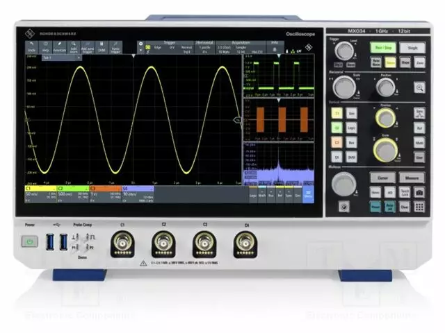 DIGITAALINEN OSKILLOSKOOPPI - CH: 4 - 200MHZ - 500MPTS - MXO 3 - Oskilloskoopit - MXO34-2PK - 1