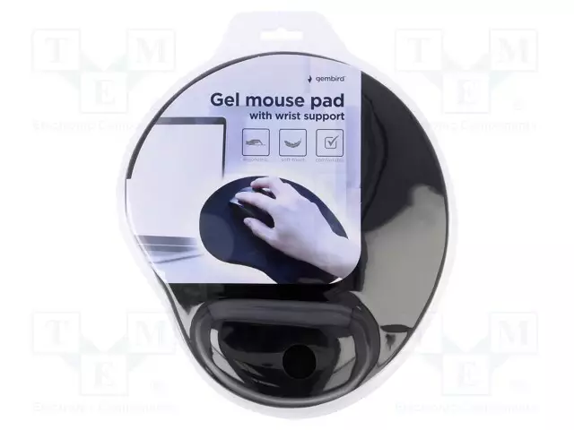 ALUSTA - MUSTA - HIIRI,RANNE - GEELI - 220X240X4MM - Tietokoneen oheislaitteet - MP-GEL-BK - 1