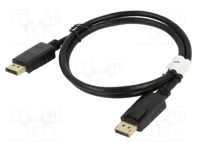 KAAPELI - DISPLAYPORT-PISTOKE,MOLEMMIN PUOLIN - PVC - 4K - 1M - MUSTA - HDMI, DVI, DisplayPort johdot - CA-DPDP10CC-0010BK - 1