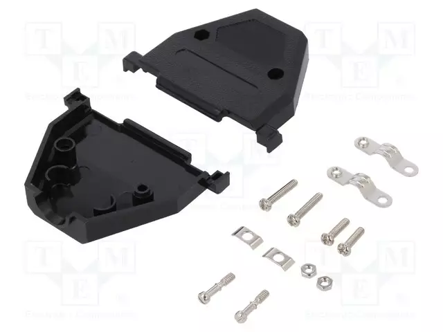 LIITINKOTELO: D-SUB - D-SUB 37PIN,D-SUB HD 62PIN - SUORA - MUSTA - D liitinkotelot - CCOV-37SC-BLACK - 1