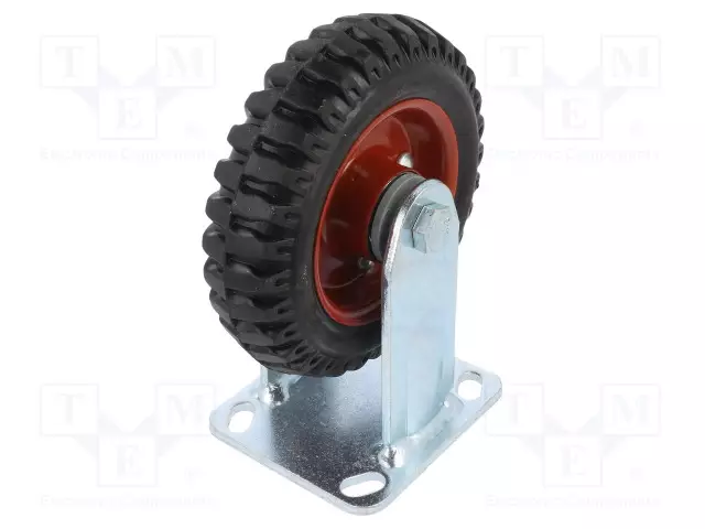 KULJETUSPYÖRÄ - Ø: 160MM - W: 50MM - H: 193MM - JÄYKKÄ - 150KG - KUMI - TERÄS - Kuljetuspyörät - CTW-SGR-160K - 1