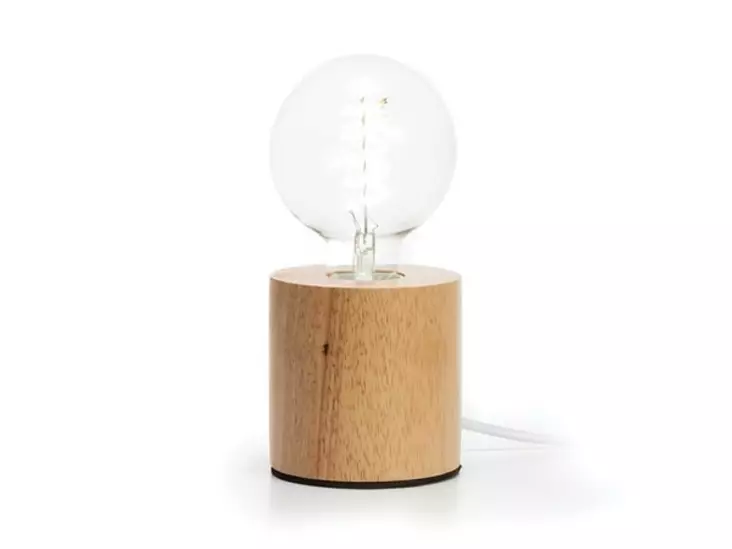 LAMP BASE - Decorative Lamp Base - Oak - Cylinder - Jouluvalot ja sisustusvalot - V-STAND-CYL-OAK - 1