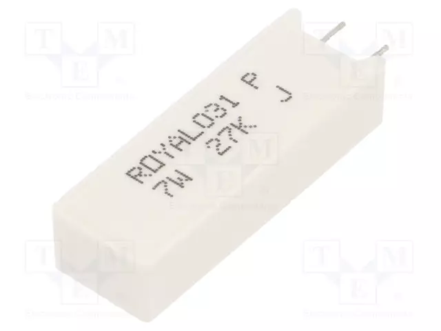 LANKAVASTUS - 27KOHM - 7W - ±5% - Ø0,75X5MM - 38X12,5X9MM - Tehovastukset - AX7WV-27K - 1